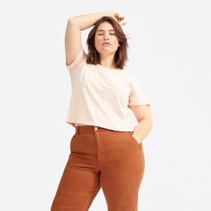 Everlane Women's Cotton Box-Cut Pocket Tee - Rose - M